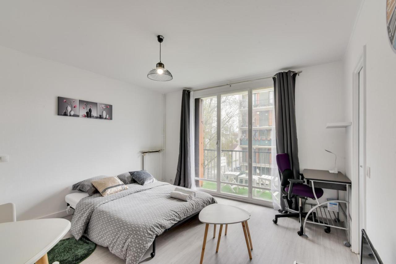 Budget Apart With Balcony Near Paris Apartment Bondy Bagian luar foto